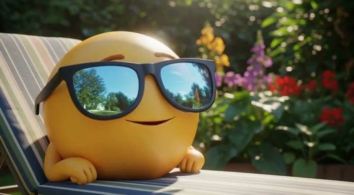 Personaje de sol que habla