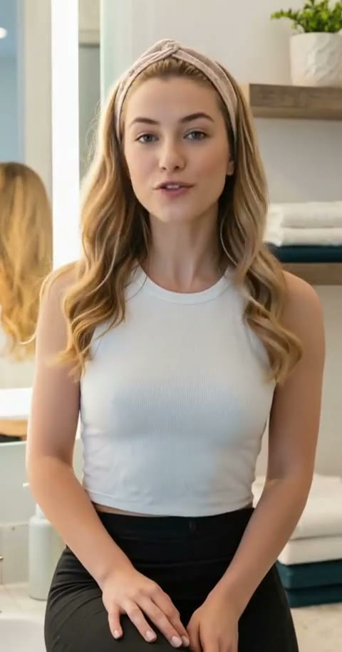 Presentación de belleza en casa