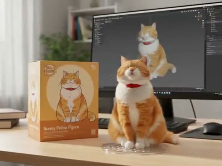 Presentación de una figura de colección