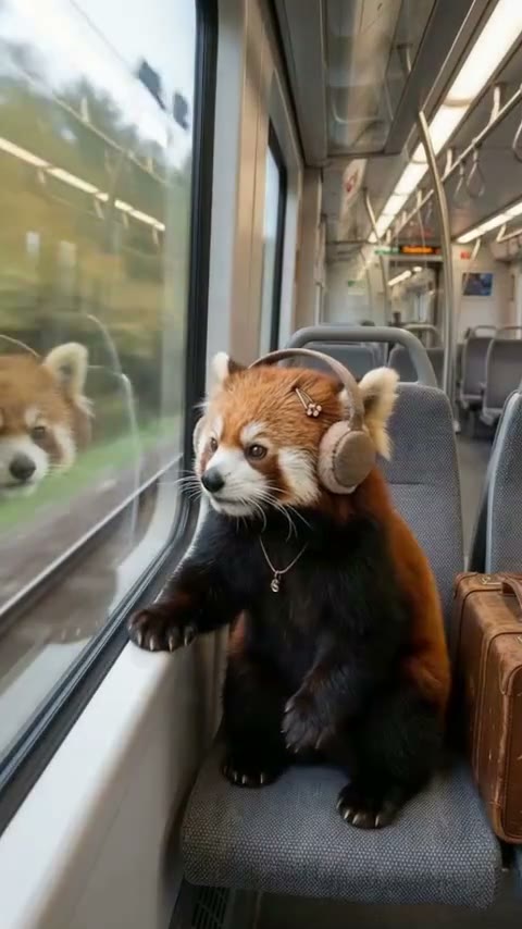 Mascota camino al trabajo